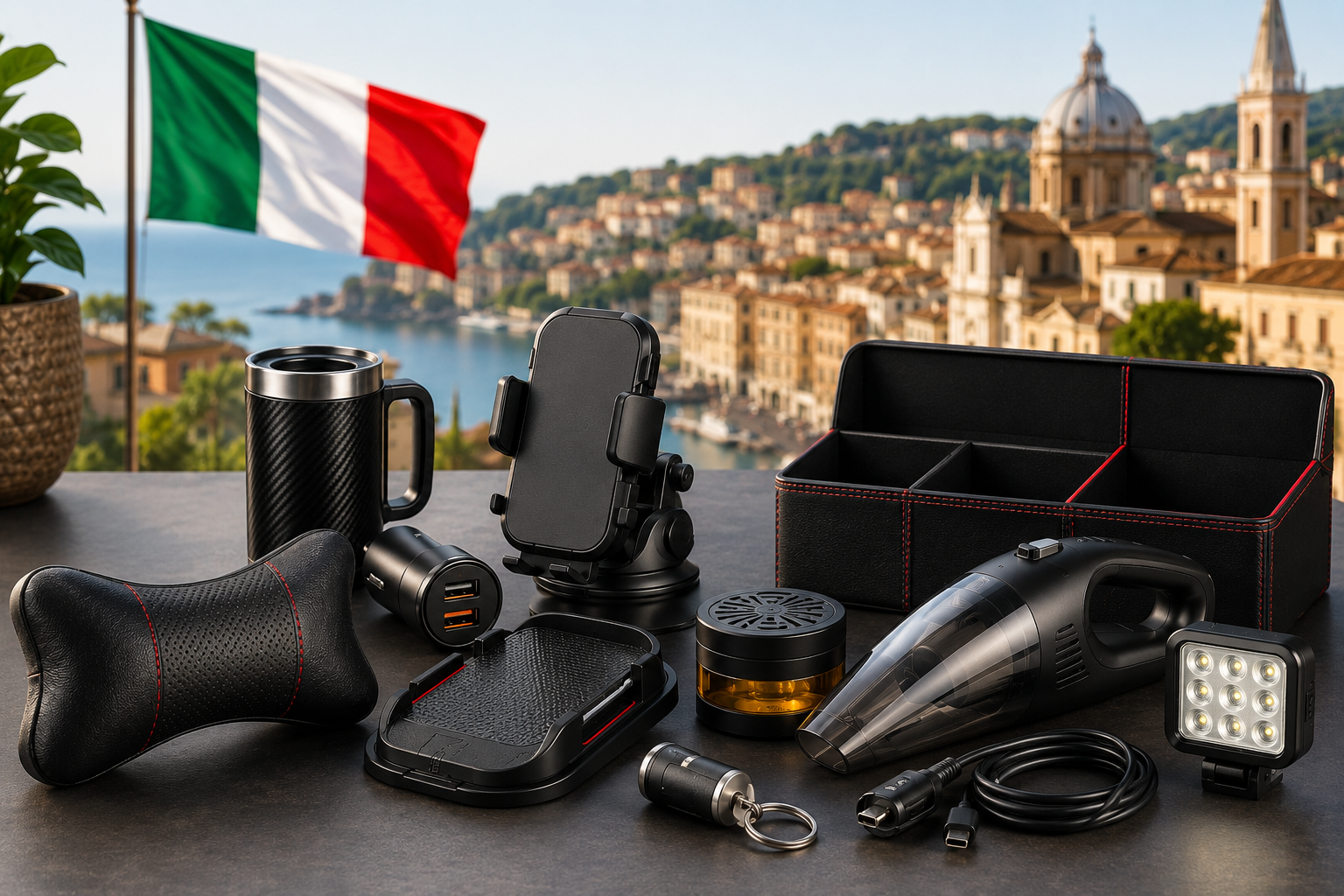 Leading Car Essentials Exporter in Italy for Quality Automotive Accessories