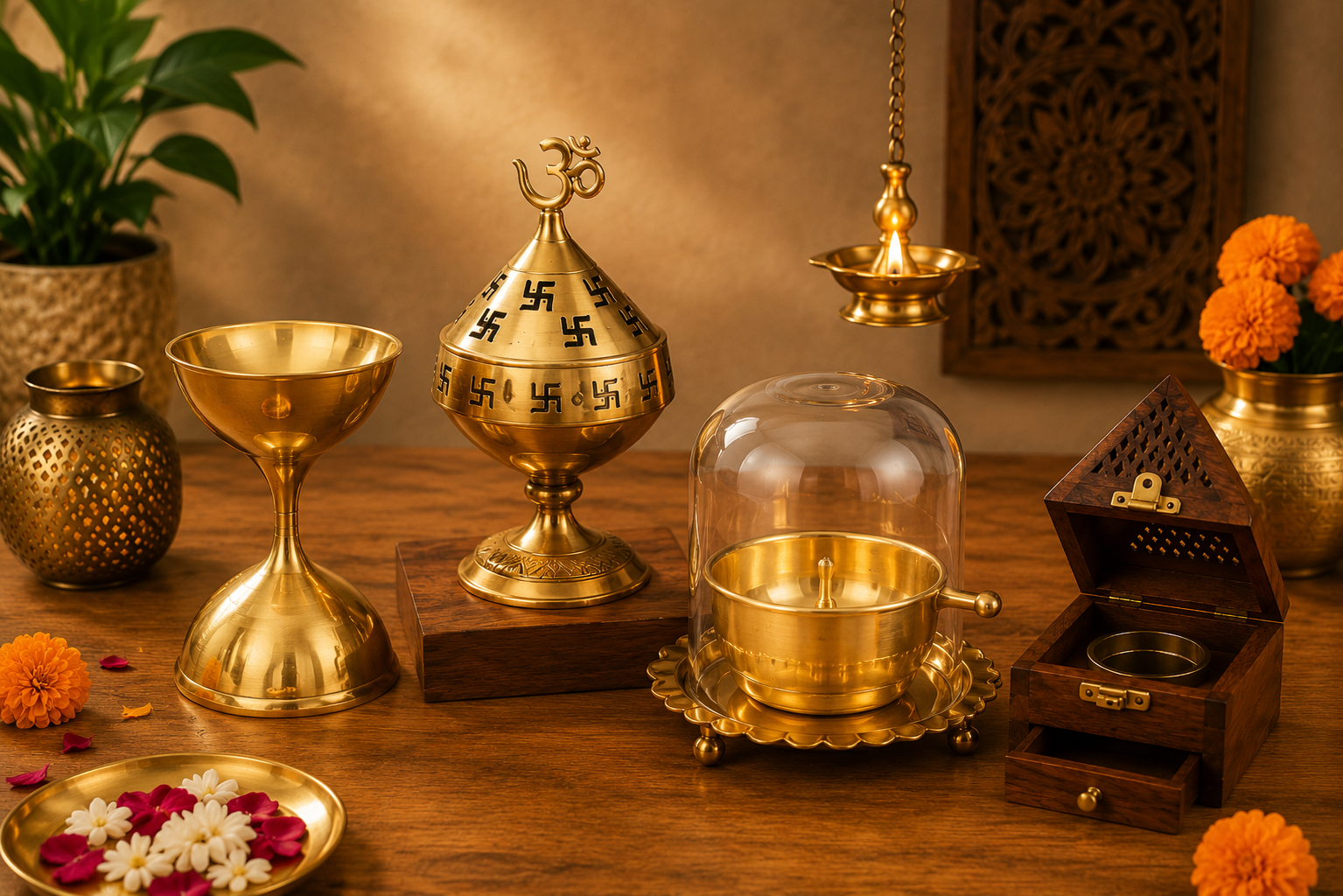 Akhand Jyoth Diya Manufacturer in Lucknow – Premium Brass Diyas for Spiritual & Decorative Use