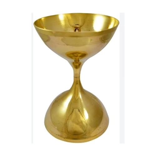 Gold Brass Akhand Jyoti Stand