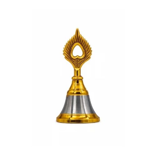 Gold Ghar Brass Pooja Bell Ghanti For Home amp Mandir