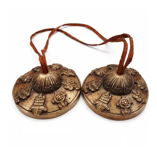 Brass amp Kansa Tingsha Bell Tibetan Manjeera For Meditation amp Healing