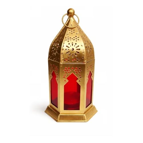 Brown Moroccan Hanging Candle Lamp