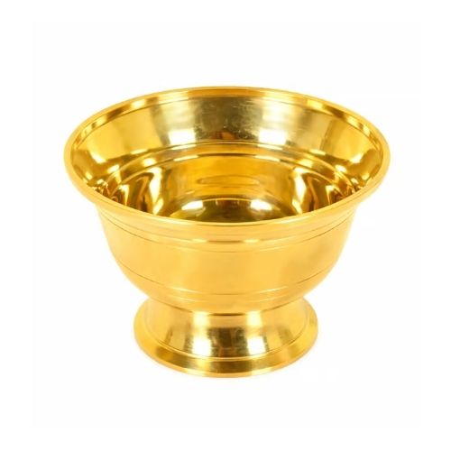 Gold Brass Oil Bowl Cup Katori For Puja